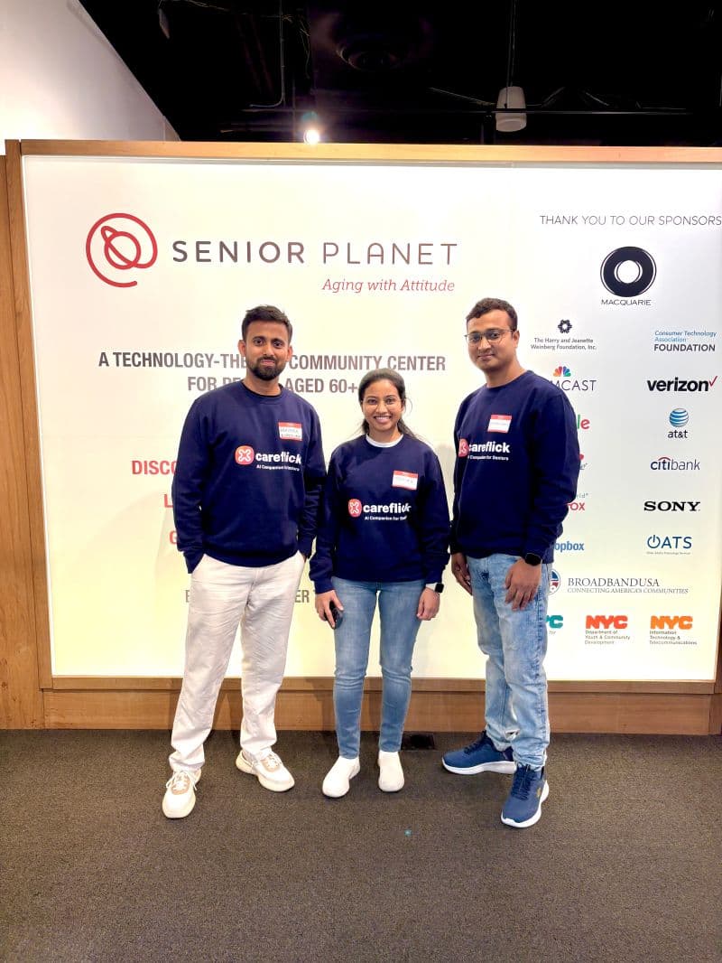 Careflick’s founding team at NY Tech Week